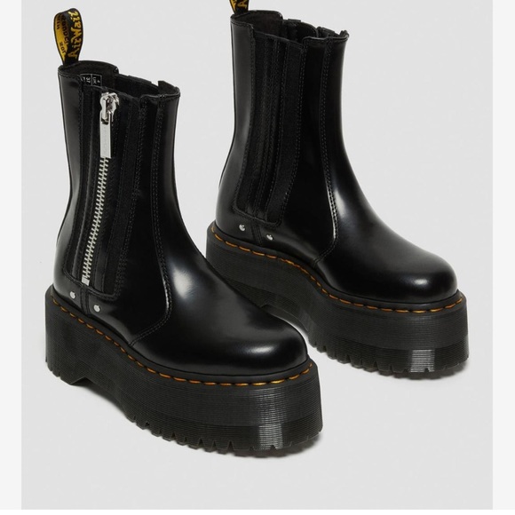 Dr. Martens Shoes - Doc Marten Patent Chelsea Platform boot!